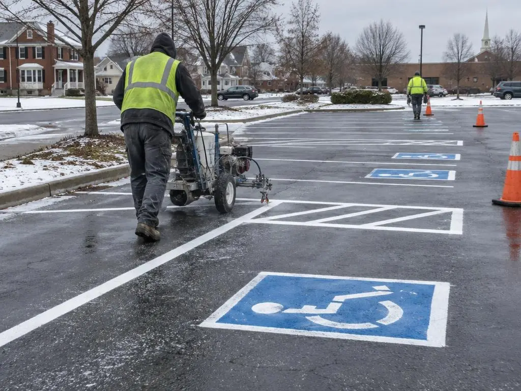 Parking Lot Striping in Columbus, OH